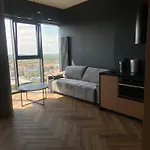 Hanza Tower 21 Floor Black アパート シュチェチン