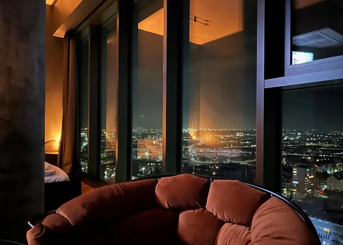 Hanza Tower 21 Floor Black Apartment *