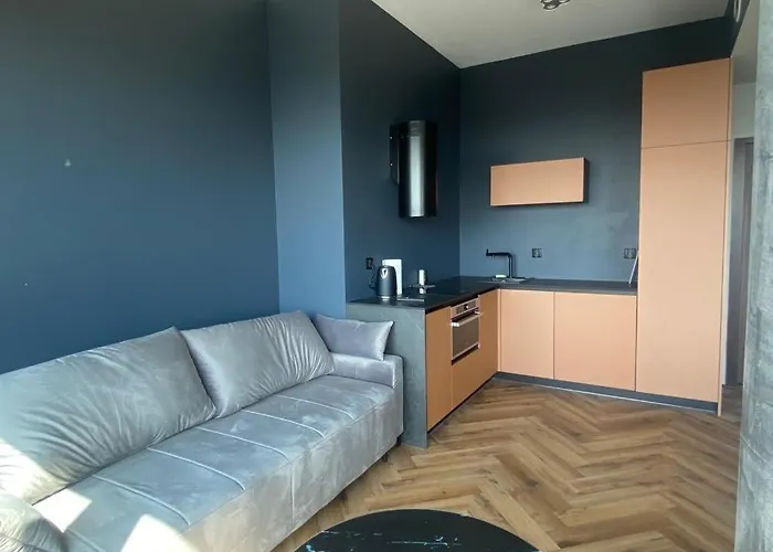 Apartment Hanza Tower 21 Floor Black Stettin